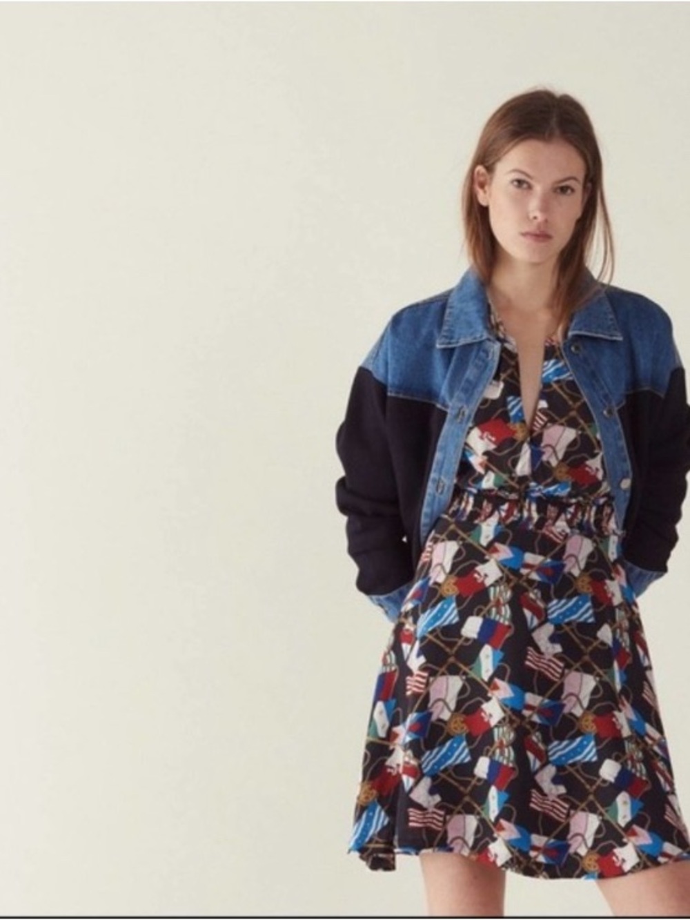 Sandro Paris Signal Flag dress